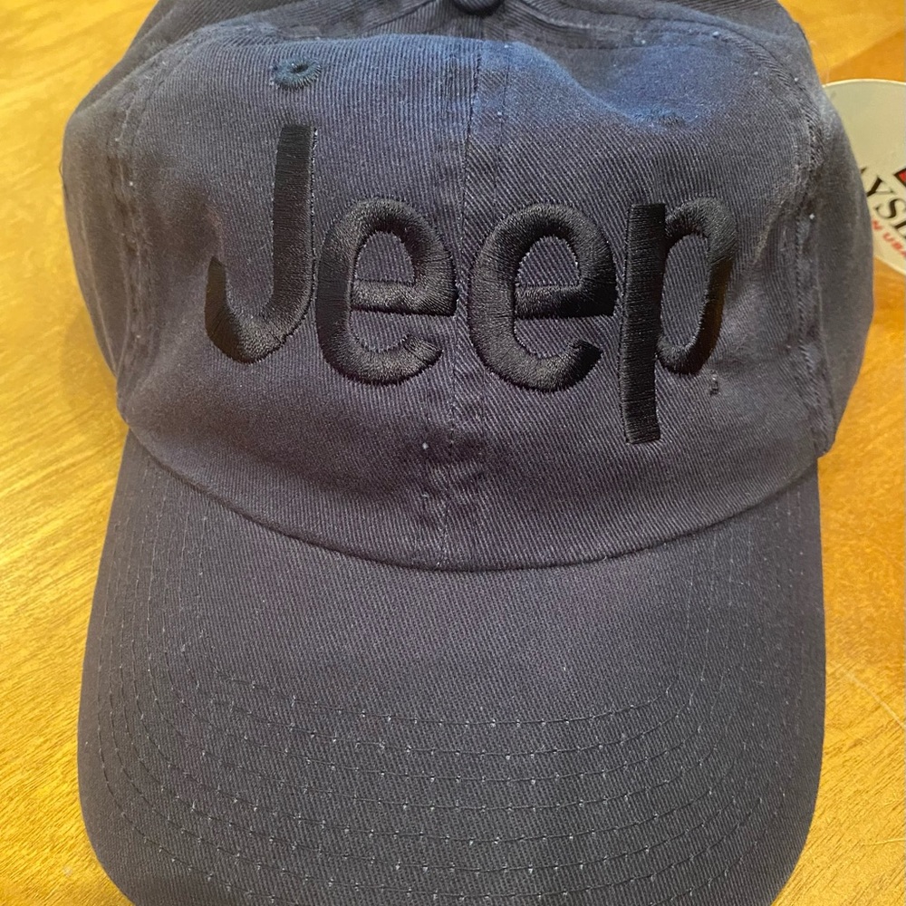 JEEP embroidered Navy unstructured hat -you choose